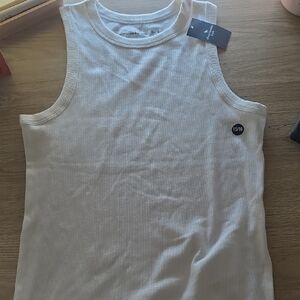 Abercrombie Kids White Tank Top